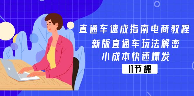 （11537期）直通车 速成指南电商教程：新版直通车玩法解密，小成本快速爆发（11节）-wanlih项目库