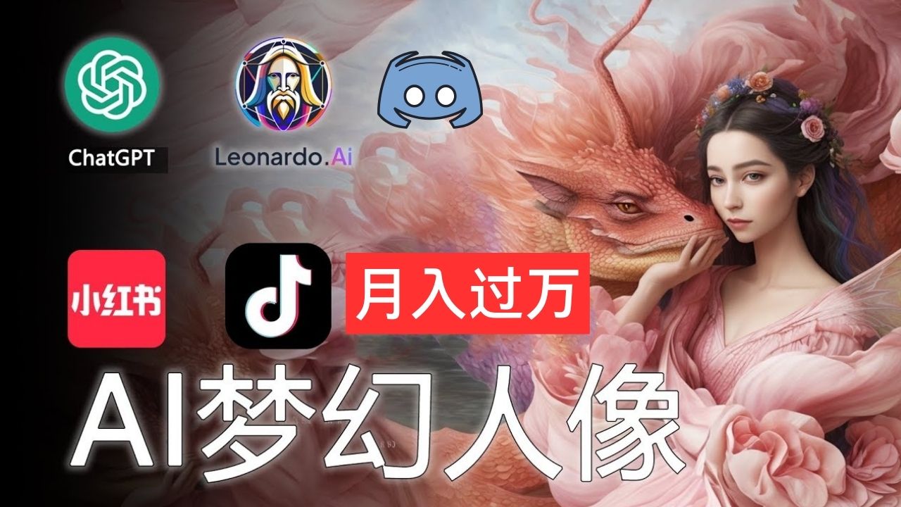（11575期）AI摄影梦幻人像：零基础也能月入过万的秘密-wanlih项目库