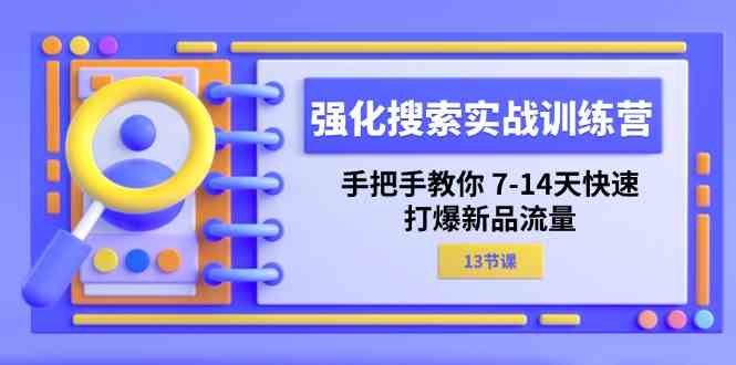 强化搜索实战训练营，手把手教你7-14天快速打爆新品流量（13节课）-wanlih项目库