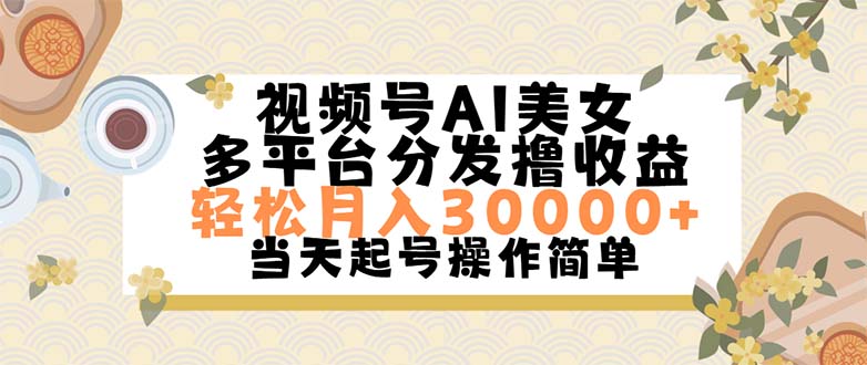 （11684期）视频号AI美女，轻松月入30000+,操作简单轻松上手-wanlih项目库