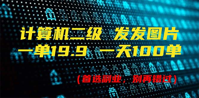（11715期）计算机二级，一单19.9 一天能出100单，每天只需发发图片（附518G资料）-wanlih项目库