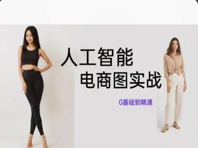人工智能SD电商图实战，ai绘图0基础到精通-wanlih项目库