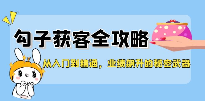 （12247期）从入门到精通，勾子获客全攻略，业绩飙升的秘密武器-wanlih项目库