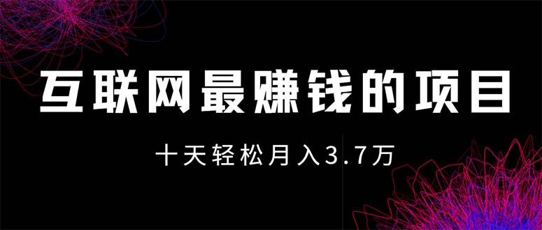（12396期）互联网最赚钱的项目没有之一，轻松月入7万+，团队最新项目-wanlih项目库