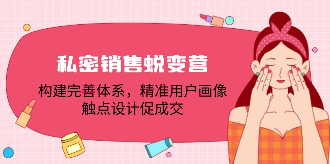 私密销售蜕变营：构建完善体系，精准用户画像，触点设计促成交-wanlih项目库