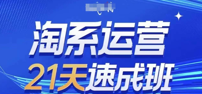 淘系运营21天速成班(更新24年9月)，0基础轻松搞定淘系运营，不做假把式-wanlih项目库