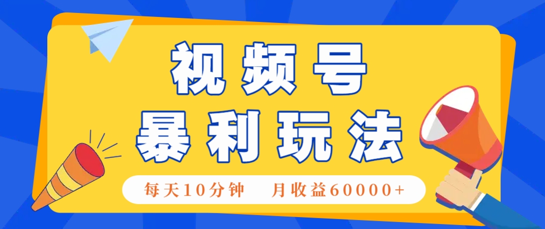 视频号AI赚钱法，每天只需10分钟，月入6万+！(超详细拆解)-wanlih项目库