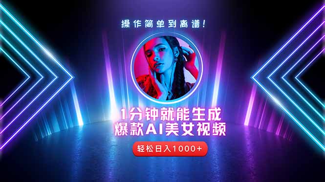 2025年最强副业：用AI做短视频，从零开始打造爆款账号！-wanlih项目库