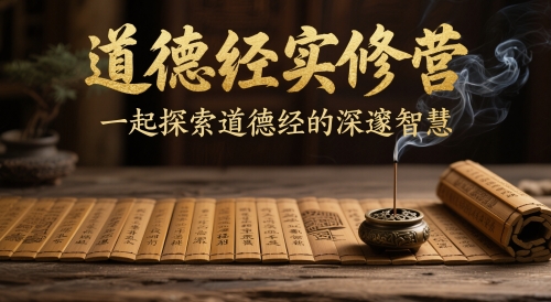 道德经实修营，一起探索道德经的深邃智慧-wanlih项目库