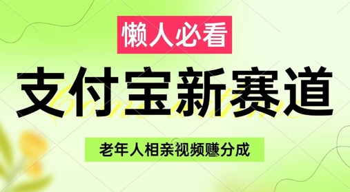支付宝新赛道，利用老年人相亲视频，挣分成收益，轻松月入过W，操作简单-wanlih项目库
