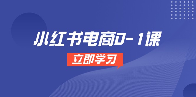 小红书电商0-1课，开店选品全流程，多平台素材处理与爆款笔记制作-wanlih项目库