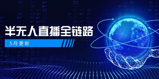 半无人直播全链路：AI数字人+千川截流实战，女装选品与防违规处理稳定玩法(5月更新)-wanlih项目库